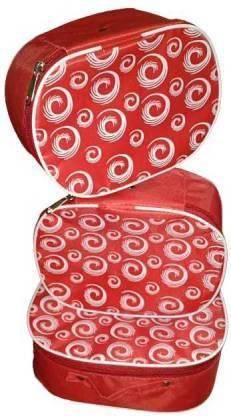 THouse 3 Kit Red Makeup Box Vanity Box
