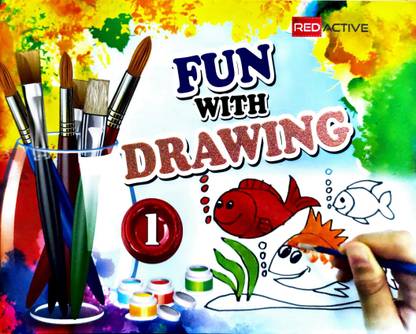 Red Active Fun with Drawing Class 1