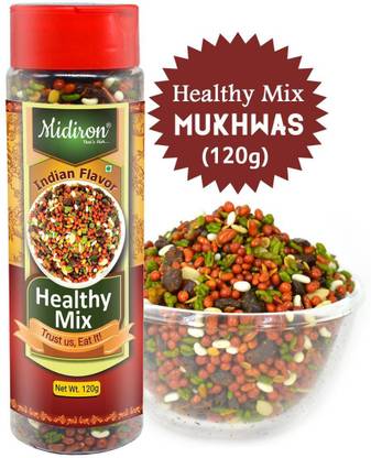 Midiron Mukhwas, Healthy Mix Mukhwas, Mouth Freshener, Good for Immunity, Help in Digestion Gulkand Mouth Freshener