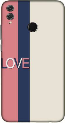 iprinto Back Cover for Honor 8X Love Theme Back Cover