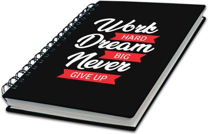 AccuPrints Wiro Binding A5 Note Book Ruled 200 Pages