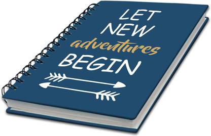 AccuPrints Wiro Binding A5 Notebook Ruled 200 Pages