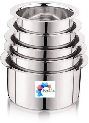 Redific Tope Size 400 ML to 1850 ML Non-Stick Coated Cookware Set