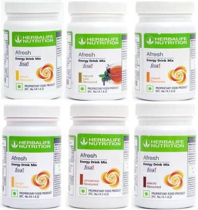 Herbalife Nutrition Afresh Energy and Nutrition Drink ALL 6 FLAVOR (6*50) Energy Drink