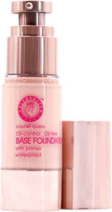 COLORS QUEEN Oil Control,Waterproof Base With Primer Pump Foundation Skin Color Foundation