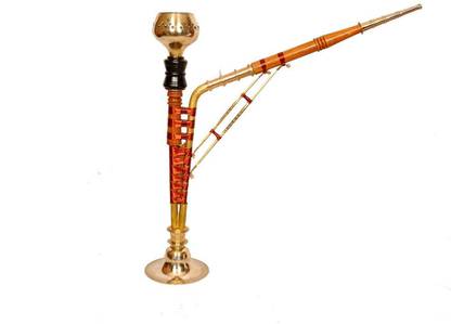 Copper Gold Ross Haryanvi Desi Brass Hookah Chillim Gold 6 inch Brass Hookah