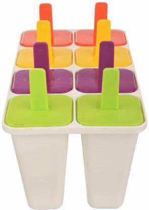 Bekner White Plastic Ice Cube Tray