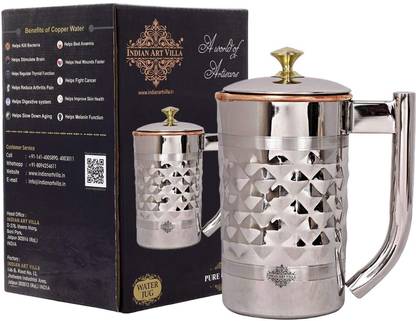 INDIAN ART VILLA 1.2 L Copper Water Jug