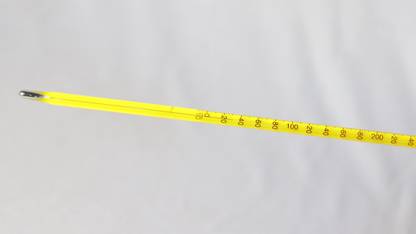 THE LABWORLD Mercury thermometer -10 to 110 degrees celsius 300mm for laboratory industrial and household temperature measurement of liquids and chemicals with plastic case Thermometer with Fork Kitchen Thermometer