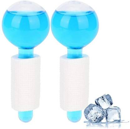 Getmecraft ICE GLOBES For Face Facial Ice Globe, Smart Magic Cool Face Roller Ball, Facial Massage Tools for Face and Neck Massager