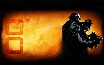 CSGO Game Wall Poster For Room With Gloss Lamination M3 Paper Print