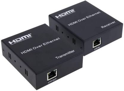microware HDMI Extender Over Ethernet 120m Network Transmitter Over Single UTP Media Streaming Device