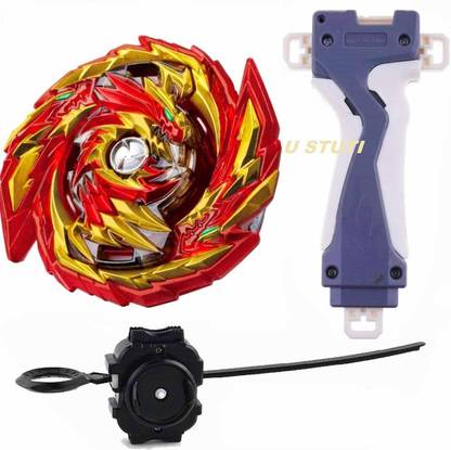 BEAU STUTI Battling Top Gatinko Layer System GT B-155 Master Diabolos.Gn Rise Set with Launcher + Grip Set Toys for Kids