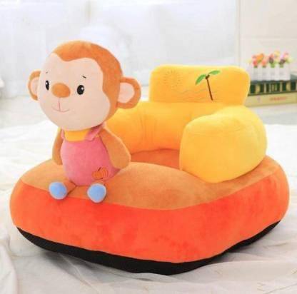 Macros Monkey Shape Plush Sofa A Perfect Playmate For Kids (teddy bear)  - 45 cm