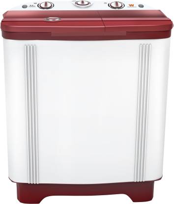 White Westinghouse (Trademark by Electrolux) 6.5 kg Semi Automatic Top Load Washing Machine White, Maroon