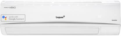 LIVPURE 1 Ton 3 Star Split Inverter Smart AC with Wi-fi Connect  - White