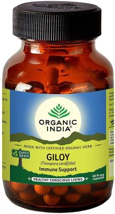 ORGANIC INDIA Giloy || Guruchi || ORGANIC Immunity Booster || 120 N Veg Capsules