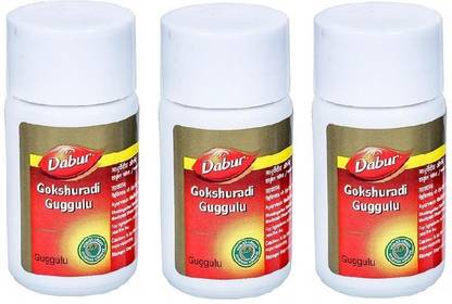 Dabur Gokshuradi Guggulu 40 tab ( pack of 3 )