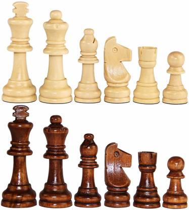 Spocco Board Game Wooden Chess Pawns Board Game Accessories