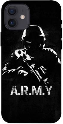 ANGELSKY Back Cover for Apple Iphone 12 Pro ( army wallpaper) PRINTED BACK COVER