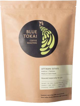 Blue Tokai Coffee Roasters Attikan Estate (Medium Dark Roast) (Espresso) Roast & Ground Coffee