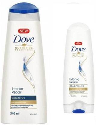DOVE Shampoo 340ml and Conditioner 75ml