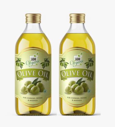 LAXMI ORGANIC olive oil cooking oil extra virgin for cooking edible 1l Olive Oil PET Bottle