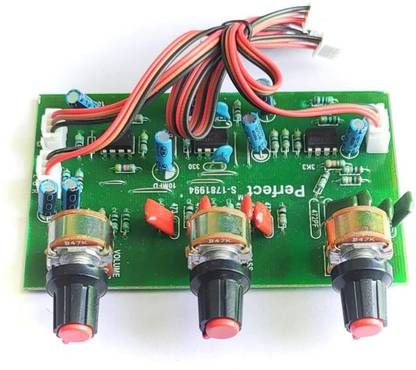 M V COLLECTION BASS , TREBLE AND VOLUME CONTROL EQUALISER WITH WIRES AND CONNECTOR FOR AMPLIFIERS , HEIGH QUALITY Electronic Components Electronic Hobby Kit
