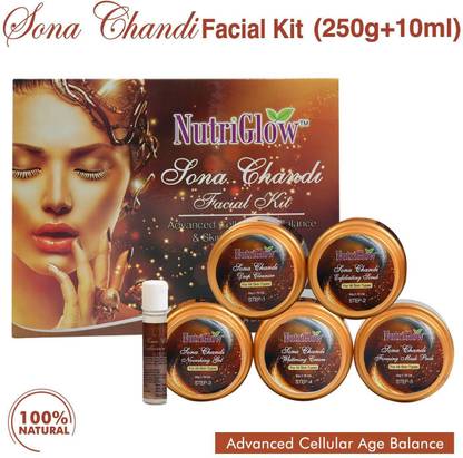 NutriGlow Sona Chandi Facial Kit 250g