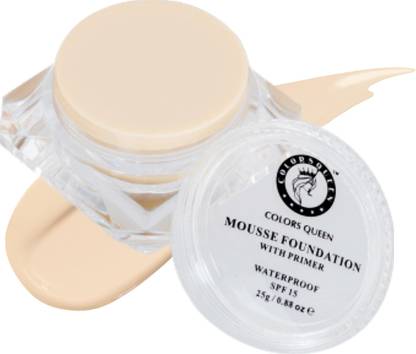 COLORS QUEEN ACSR MOUSE MATTE ANTI AGE SUPER LIGHT FOUNDATION WITH PRIMER Foundation