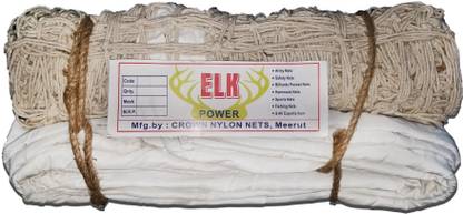 HASANCO Size 33x3.2 Foot Heavy Cotton 3.5mm Thickness Gaming & Tournament For all Season Volleyball Net