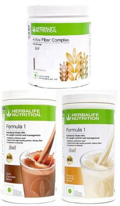 Herbalife Nutrition FORMULA 1CHOCOLATE + BANANA + ACTIVE FIBER COMPLEX Protein Shake