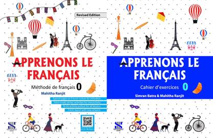 Apprenons Le Francais French Textbook 00 With Apprenons Le Francais French Workbook 00 Combo Of Two Books Set