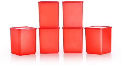 Machak Plastic Square Big Storage Boxes for Kitchen Grocery Containers, Matt Finish Storage Box