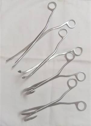 Vaishanav VSCO STONE HOLDING FORCEP (SET OF 4 PCS.) Utility Forceps