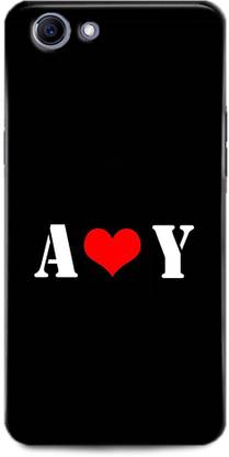 Afterglow Back Cover for Realme 1 A Y, A LOVES Y, NAME, LETTER, ALPHABET, AY LOVE, HART
