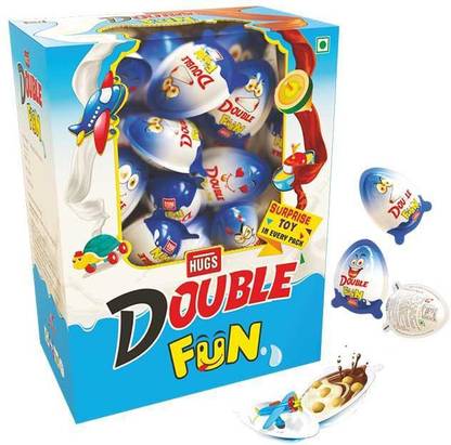HUGS Chocolate Double Fun 60pcs Box Crackles