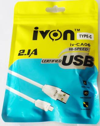 Ivon USB Type C Cable 2 A 1 m IV-A06