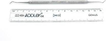ADDLER Dental Amalgam Carver Double Ended. Premium Solid 6 MM. No Rust, No Slip Handle. life Time Anti Rusting Warranty. Qty-1. Dental Implant