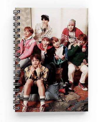 craft maniacs BT21 A5 Diary RULED 160 Pages