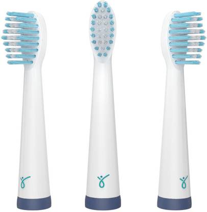 caresmith Electric Toothbrush Replacement Brush Heads 3 Pack (Soft) Electric Toothbrush