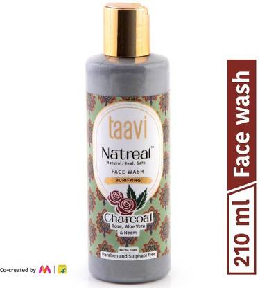 Taavi Natreal Purifying Charcoal - NO Harmful chemicals, only real ingredients Face Wash