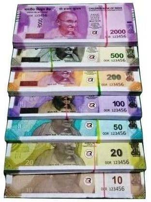 Meya Happy Dummy Note (28*7=196pcs) Fake Currency Notes | Nakli Note | Multicolor-196Note Duumy Currency Gag Toy