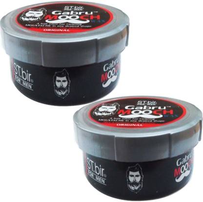 ST.bir for men Gabru Mooch Wax (75 gm) (2 Pcs) Hair Wax