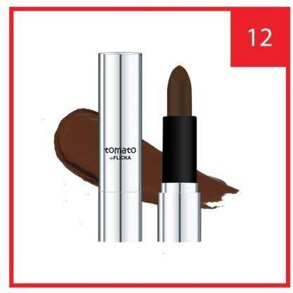 Flicka Tomato Bullet Matte Lipstick, Shade 12, 4g