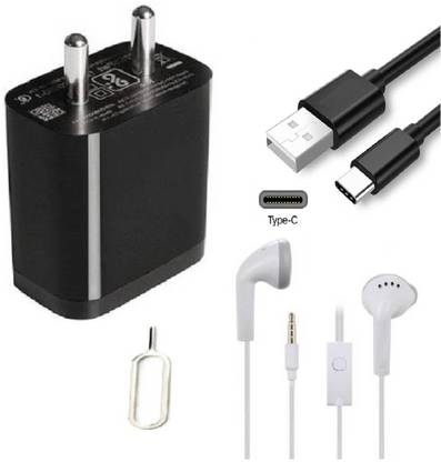 Prifakt Wall Charger Accessory Combo for Xiaomi Redmi 9 Prime,Redmi 8A Dual, Redmi 8, Redmi 8A, Redmi Note 7 Pro, Redmi note 7 S, Mi A3 Mi Fast Charger Original Adapter Like Wall Charger Cable, Mobile Power Adapter, Fast Charger, Android Smartphone Charger,Travel Charger With 1 Meter TYPE- C USB Cable Charging Cable Data Transfer Cable
