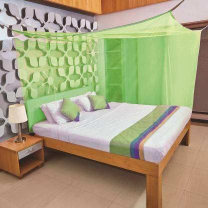 Olive Fabs HDPE - High Density Poly Ethylene Adults Washable Adult Mosquito Net. 100% Air Flow & Ensuring mosquito free sleep Mosquito Net