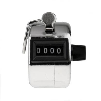 Skynor 4 Digit Counting Tally Counter with Reset Button & Heavy Duty Material Digital Tally Counter