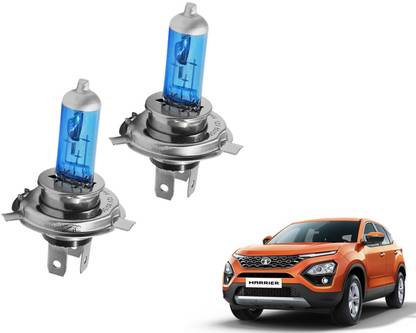 WolkomHome Car H4 halogen headlight bulb 12V 130/100W 5000K Cool Blue Headlights Lamp Light Bulb Replacement for Tata Harrier 2019 Headlight Car Halogen for Tata (12 V, 100 W)