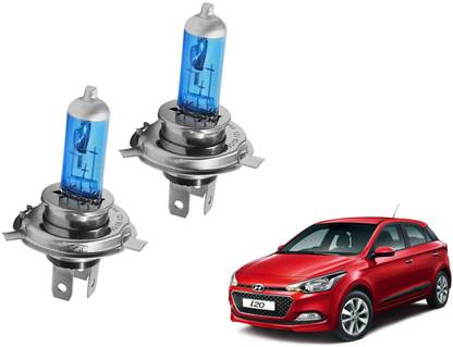 WolkomHome Car H4 halogen headlight bulb 12V 130/100W 5000K Cool Blue Headlights Lamp Light Bulb Replacement for Hyundai I20 Elite Headlight Car Halogen for Hyundai (12 V, 100 W)